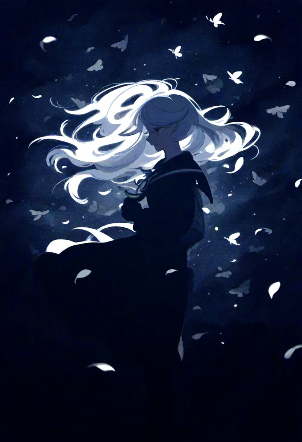 白い蝶　黒い蝶