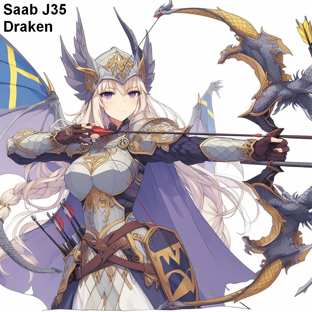Saab J35 Draken(擬人化)