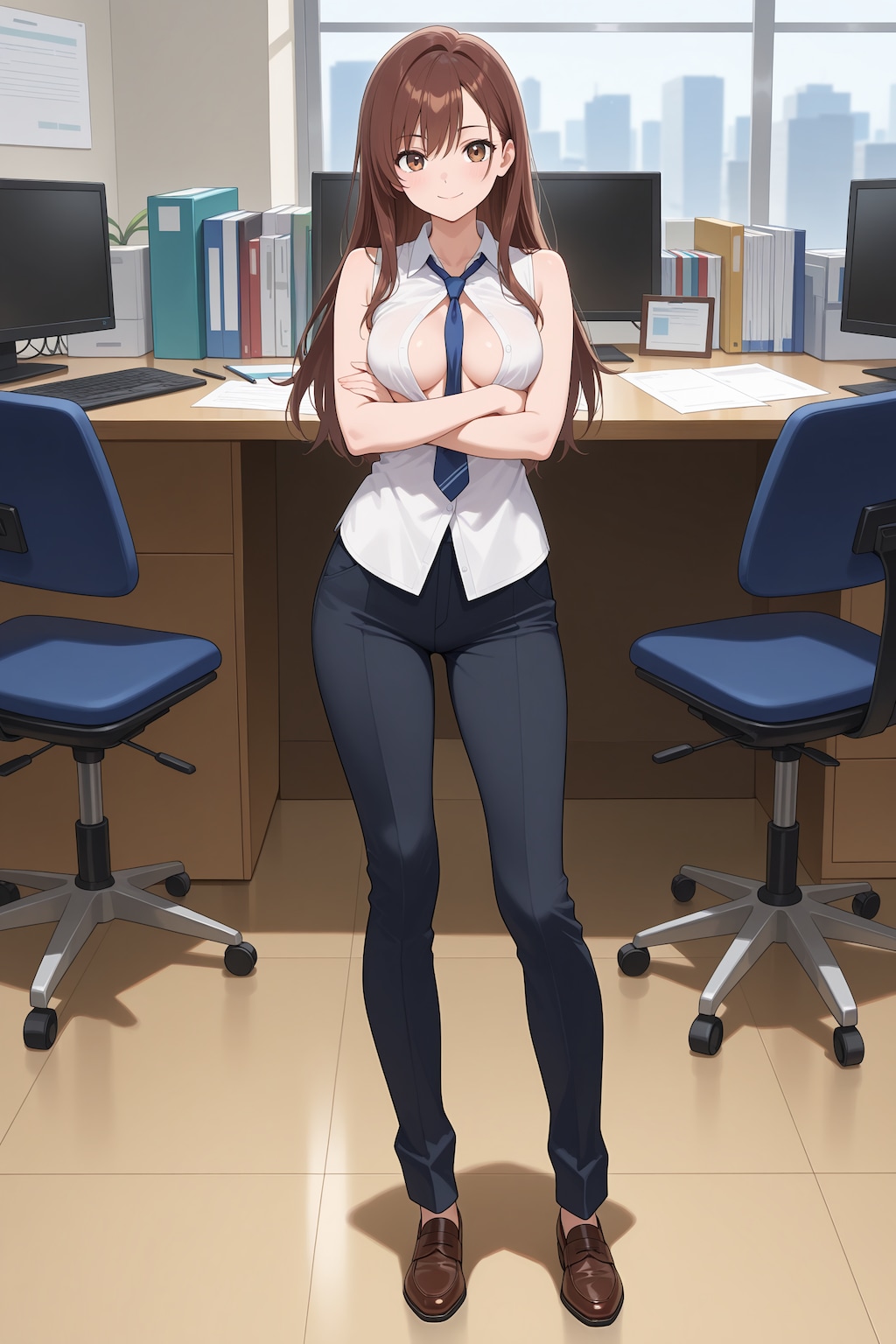 常時、ネクタイ着用のうちの子の桐島さん