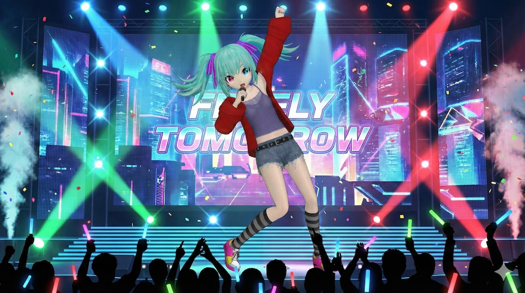 ミクさん ライブ中