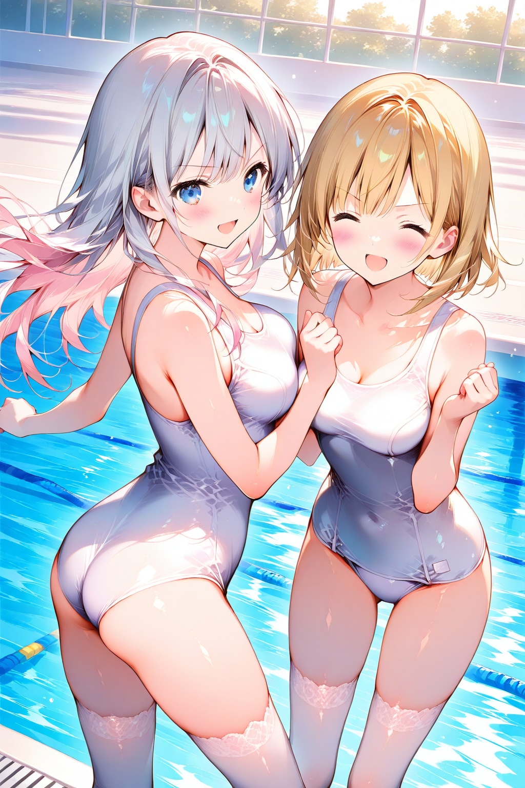 こんな季節にプールの授業