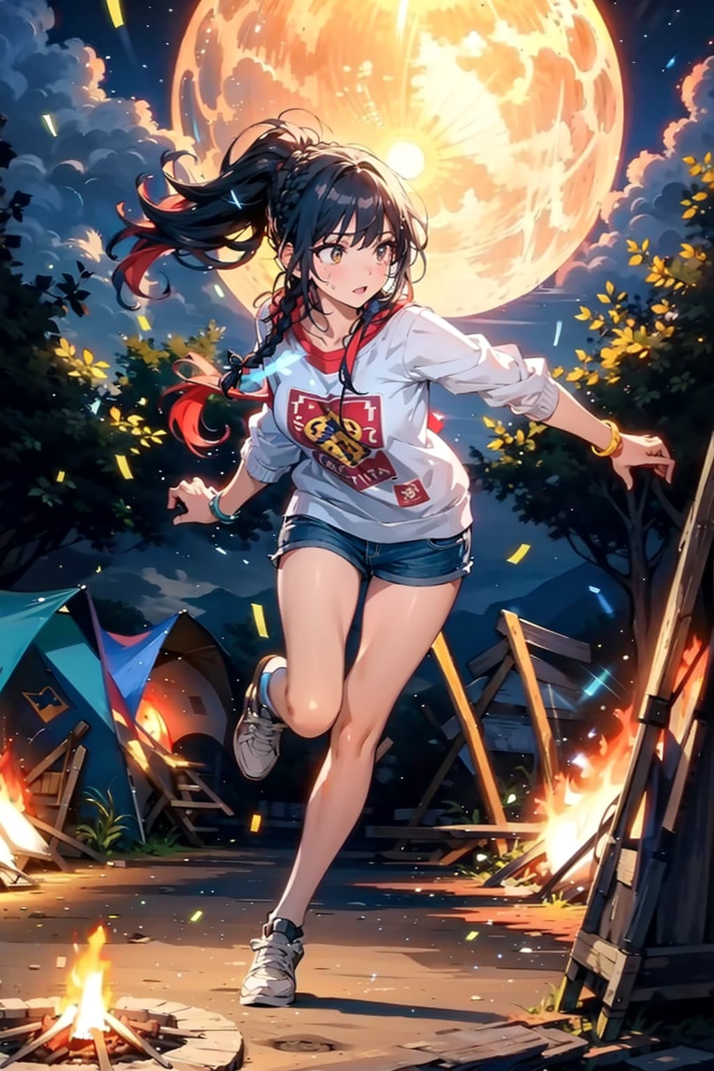 辺りに燃え広がっている！