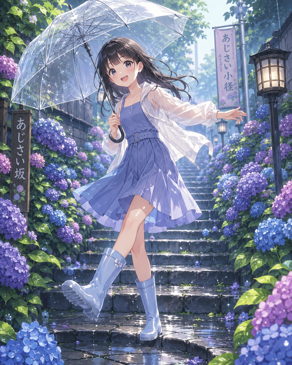 紫陽花小路その２