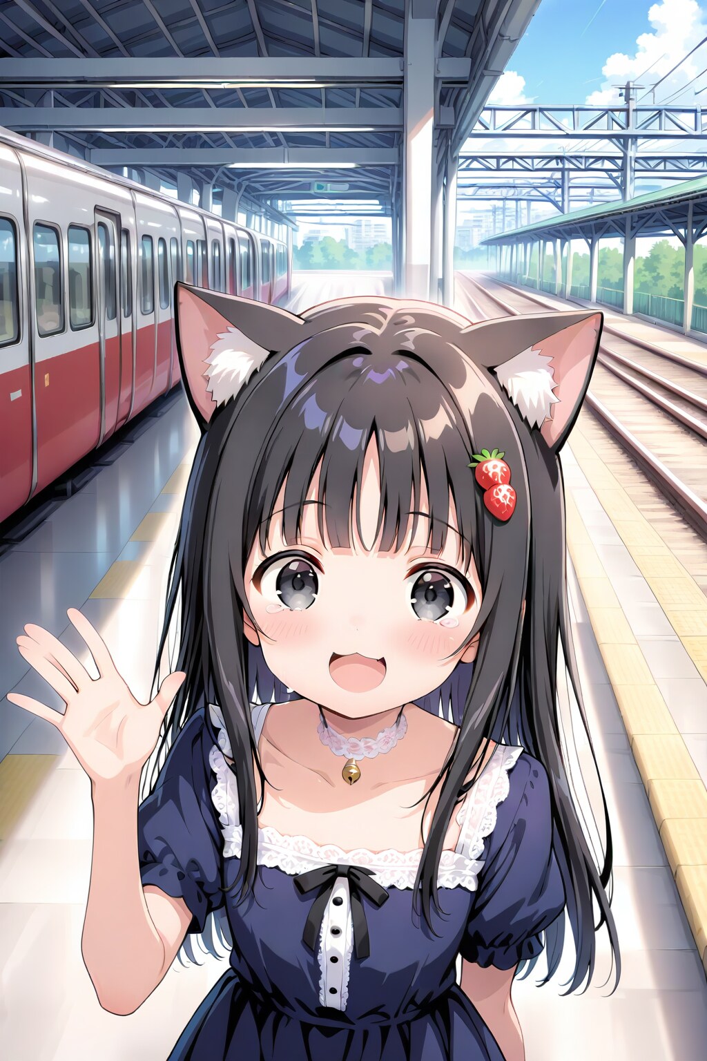 ネコ娘のクロちゃん🐈‍⬛✨３３ | の人気AIイラスト・グラビア