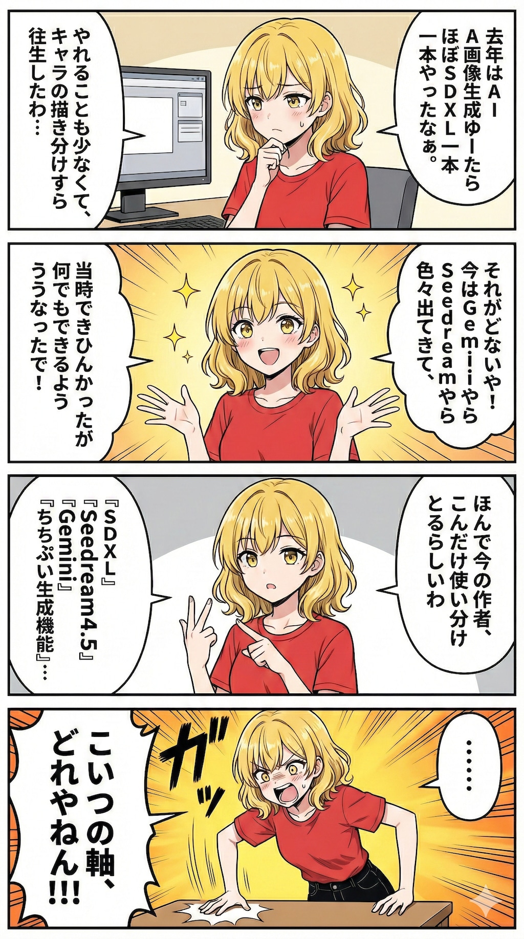 去年の今ごろを振り返って