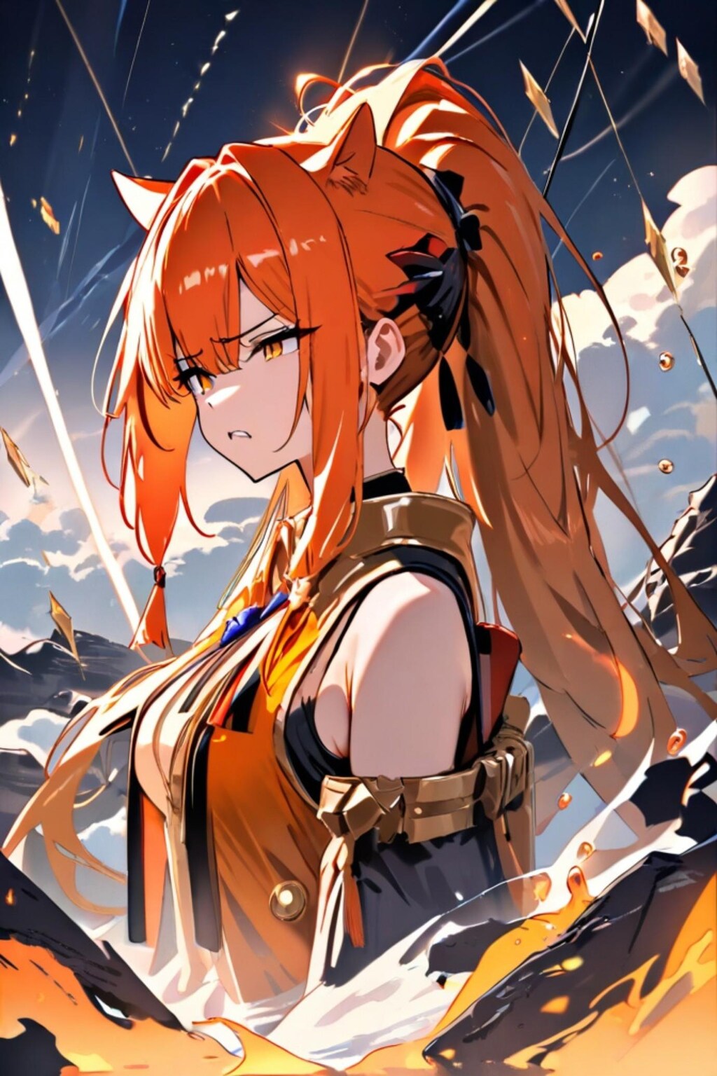 オレンジ髪ちゃん