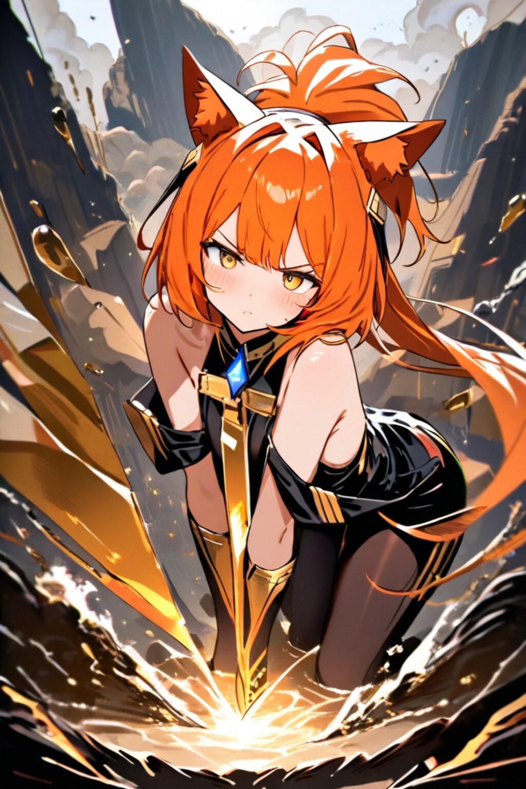 オレンジ髪ちゃん