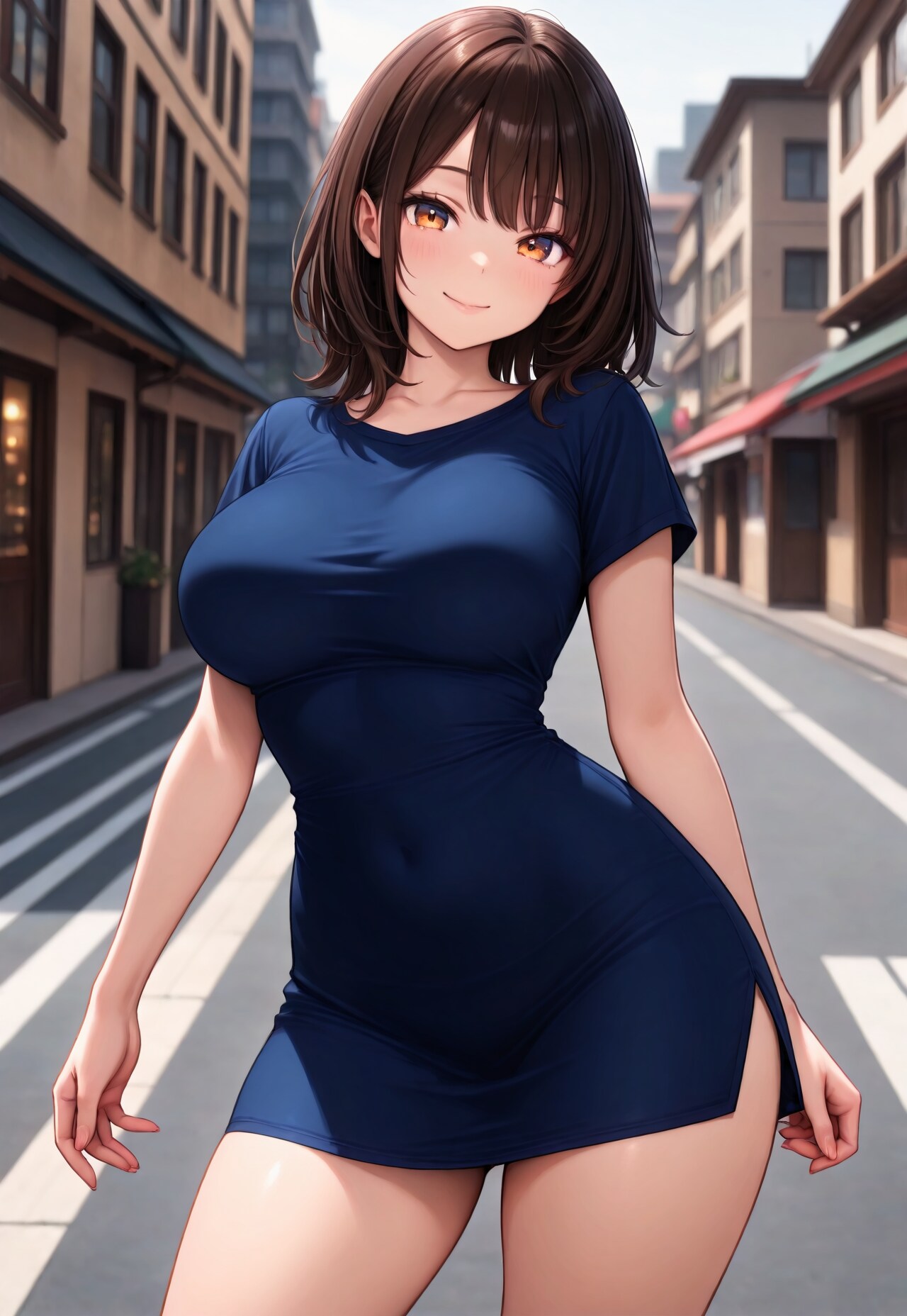 557（紺のワンピ）