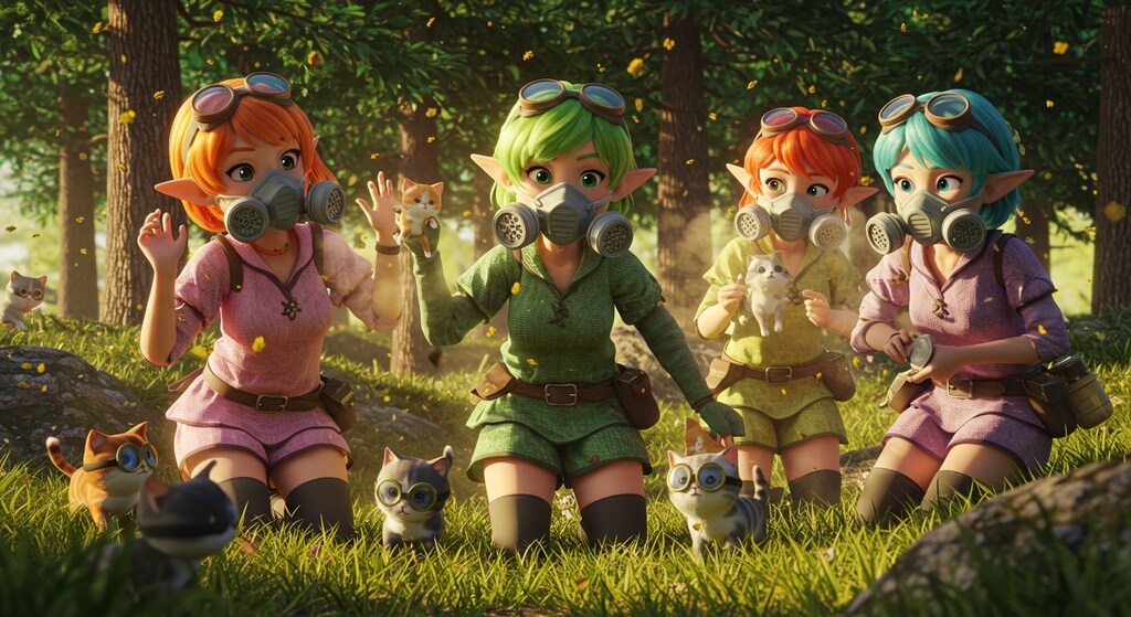 杉花粉防衛隊、出動！