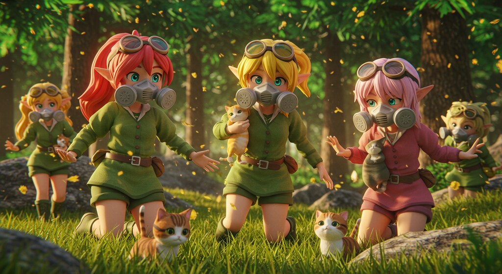 杉花粉防衛隊、出動！