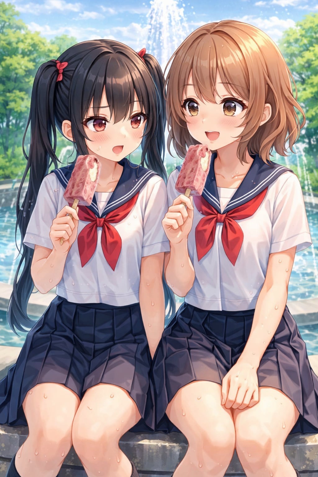 美味しいね。（井村屋あずきバーの日）