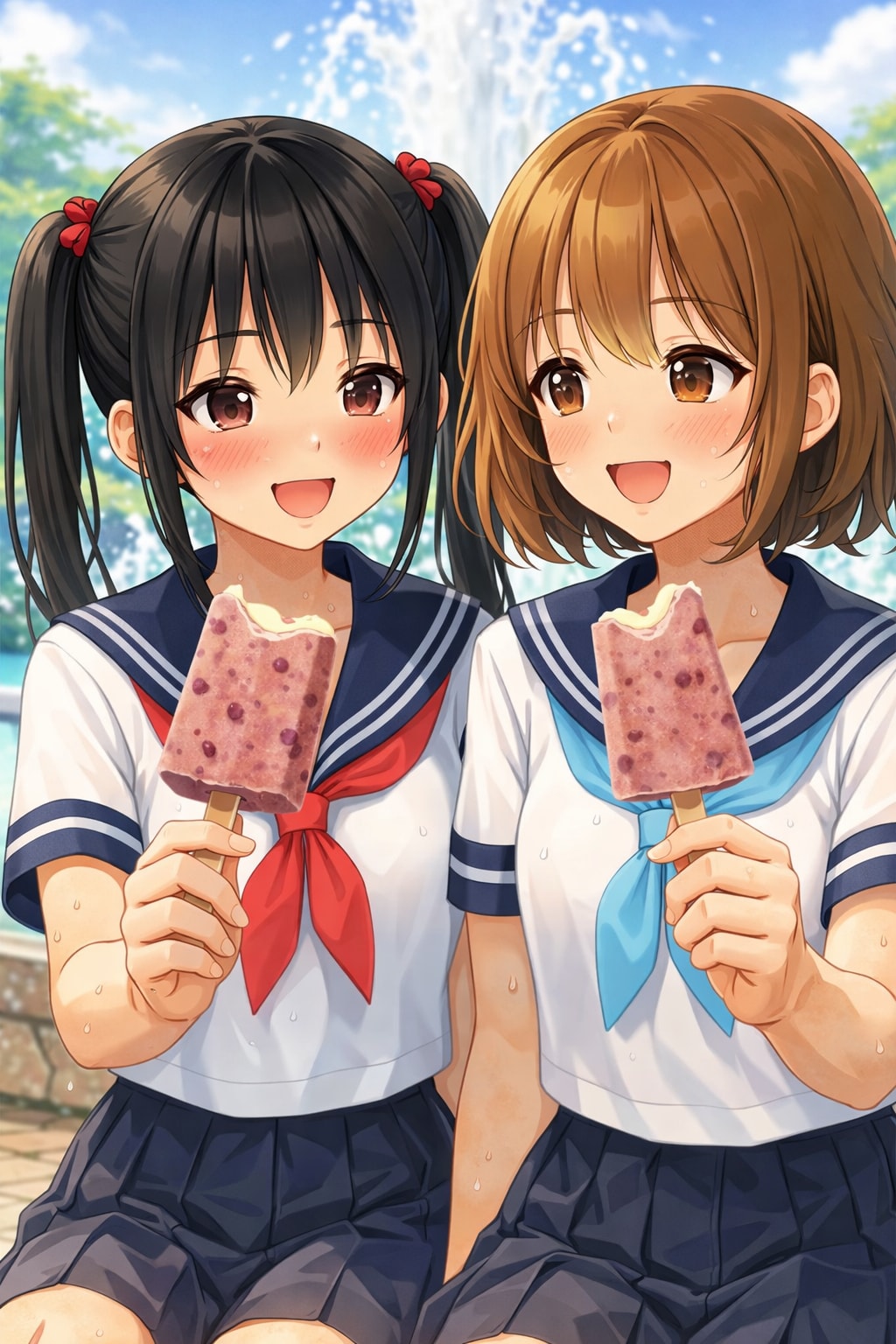 美味しいね。（井村屋あずきバーの日）
