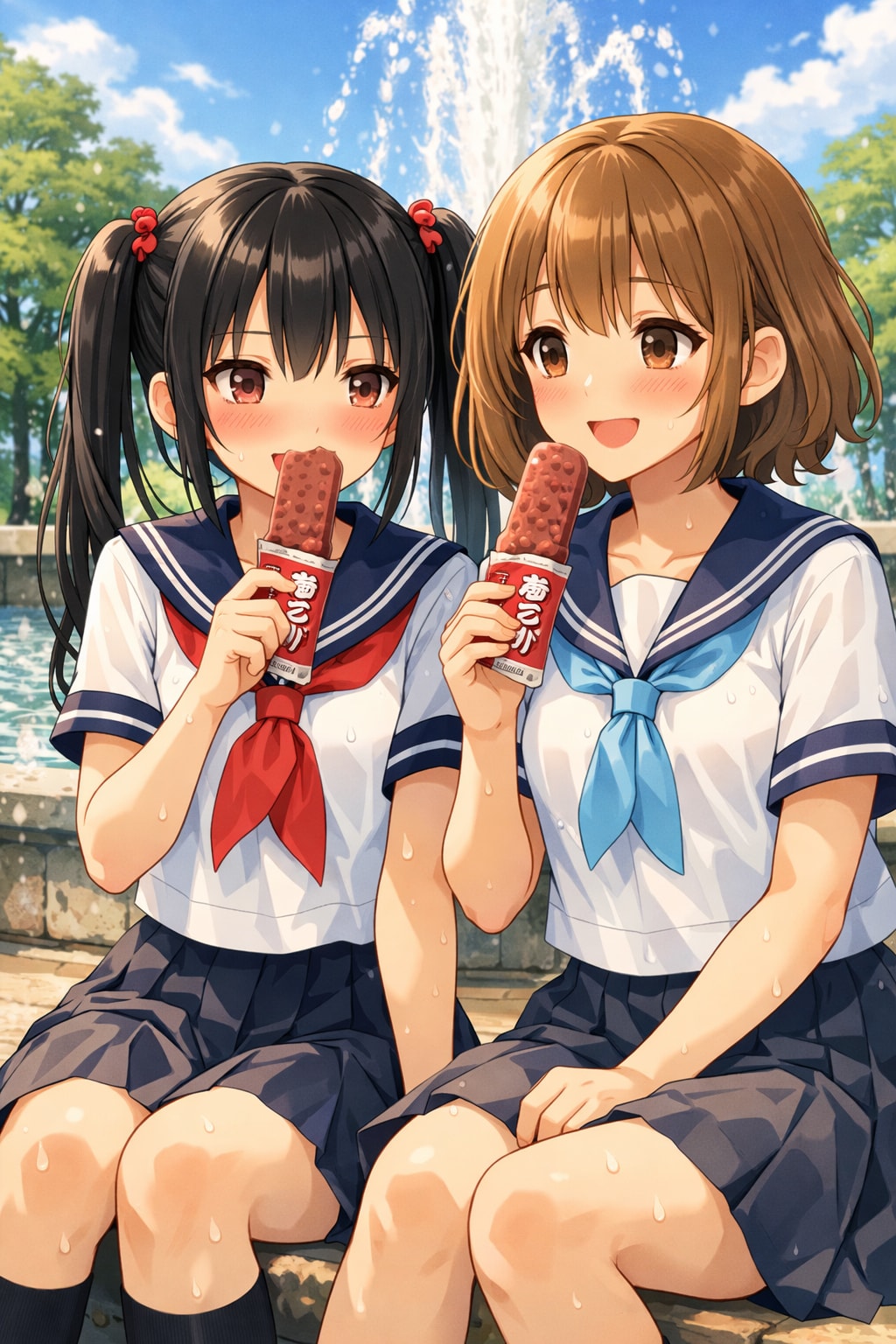 美味しいね。（井村屋あずきバーの日）