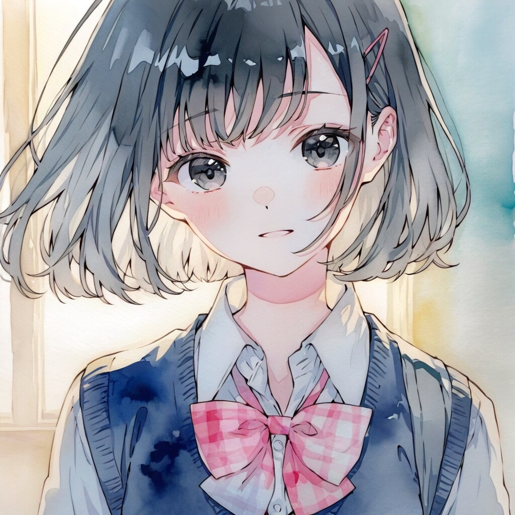 水彩画風