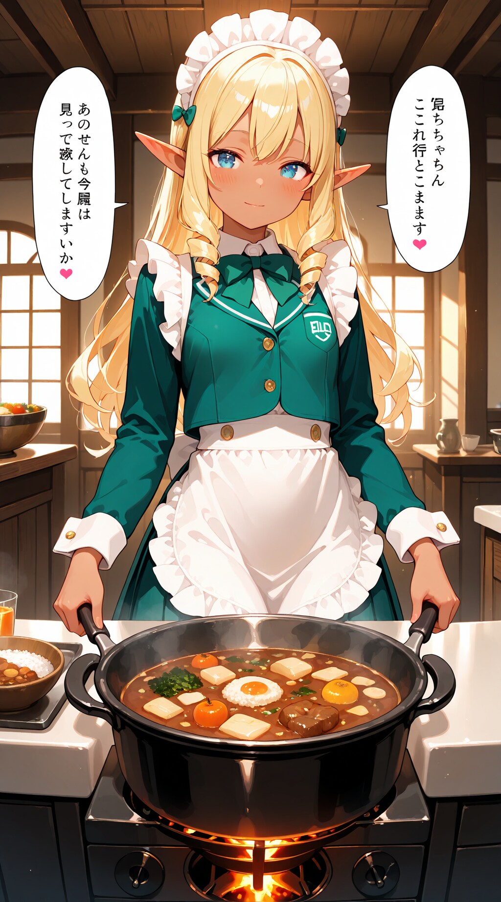 エルフのメイドさん 1