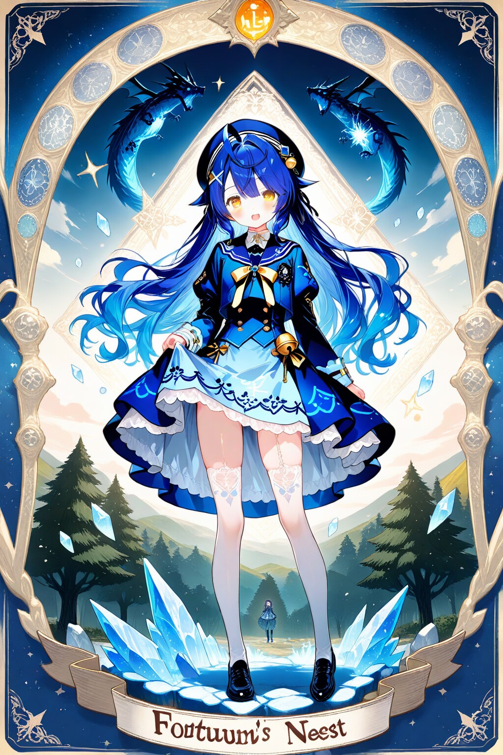 天宮こころの絶対領域 | の人気AIイラスト・グラビア