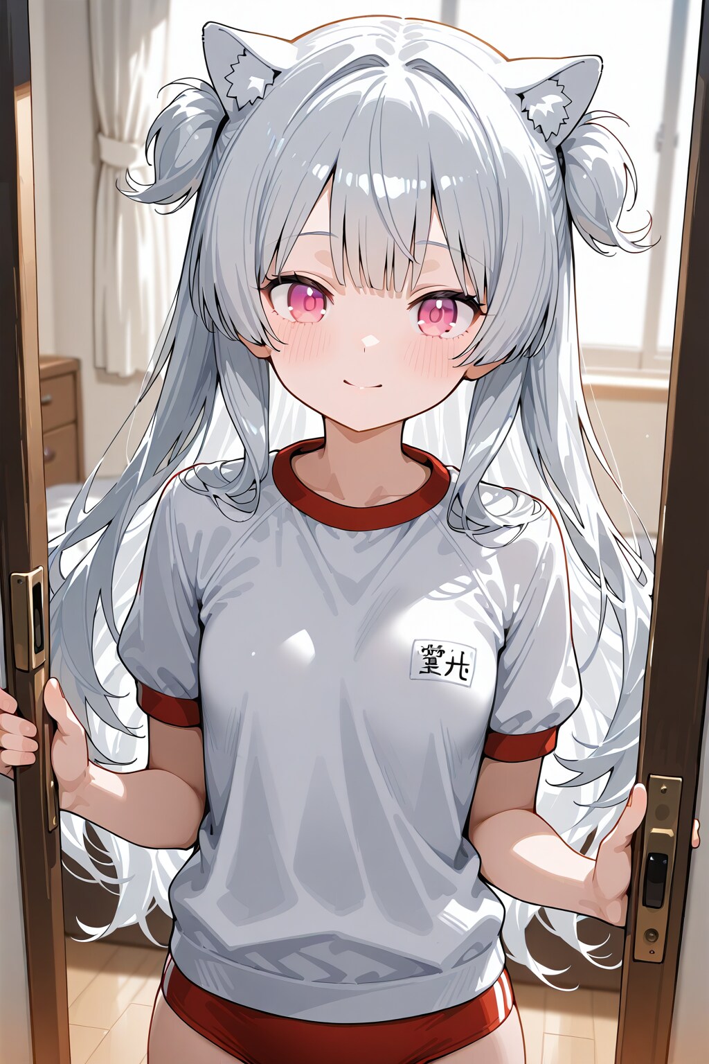 無垢な少女と白ブルマ検証♡