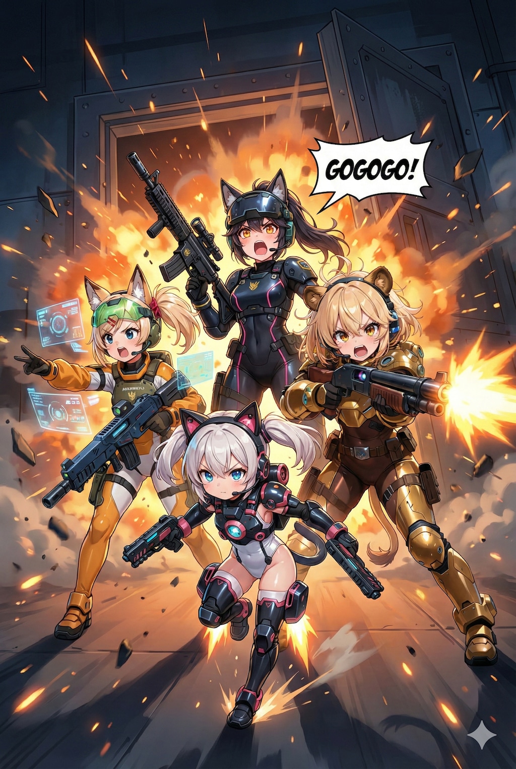 ケモミミパワードスーツ企画、開始です！