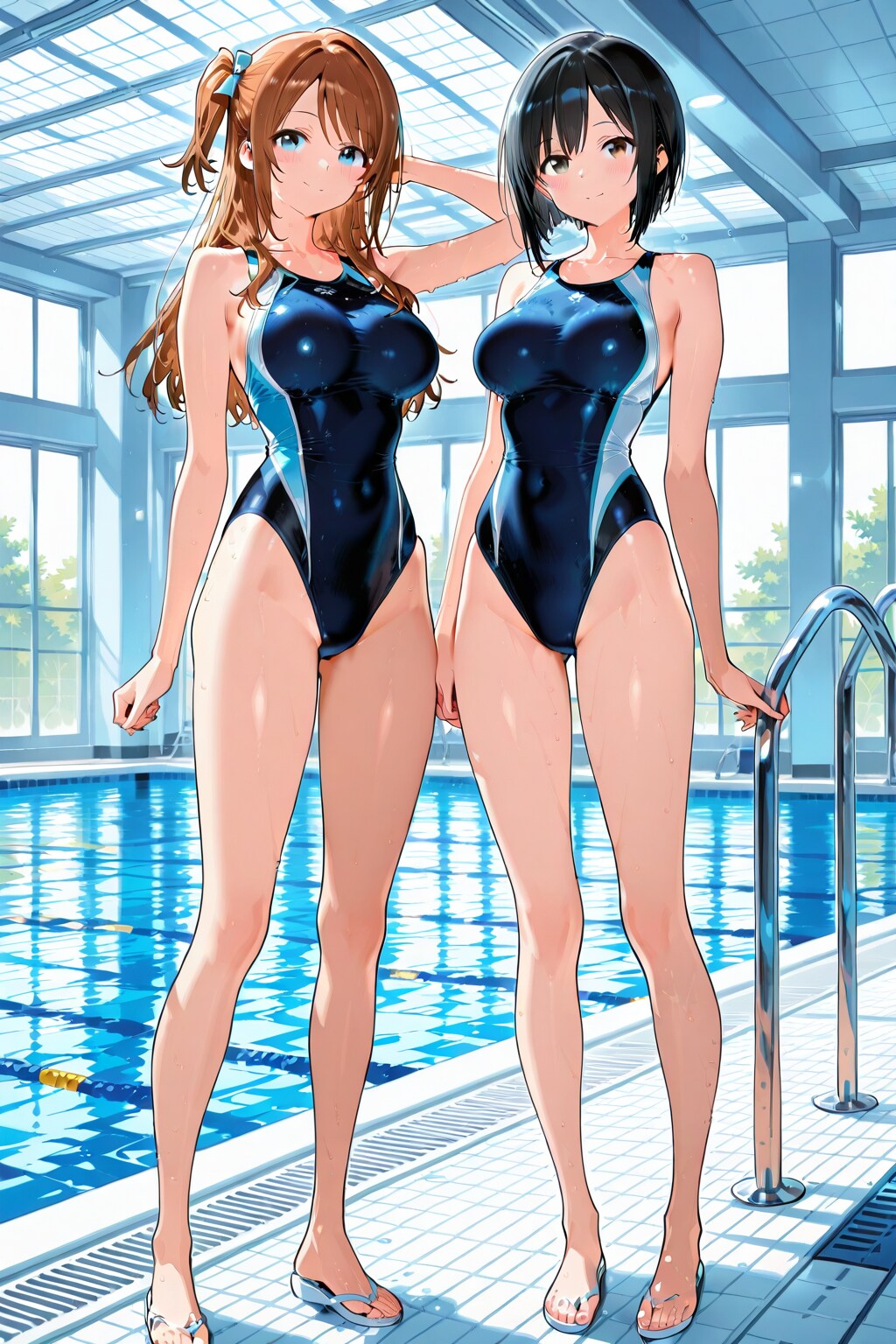 私たち、泳げないんです。