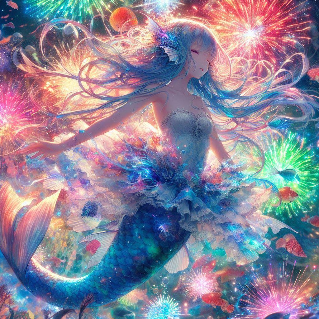 水中花火 | の人気AIイラスト・グラビア