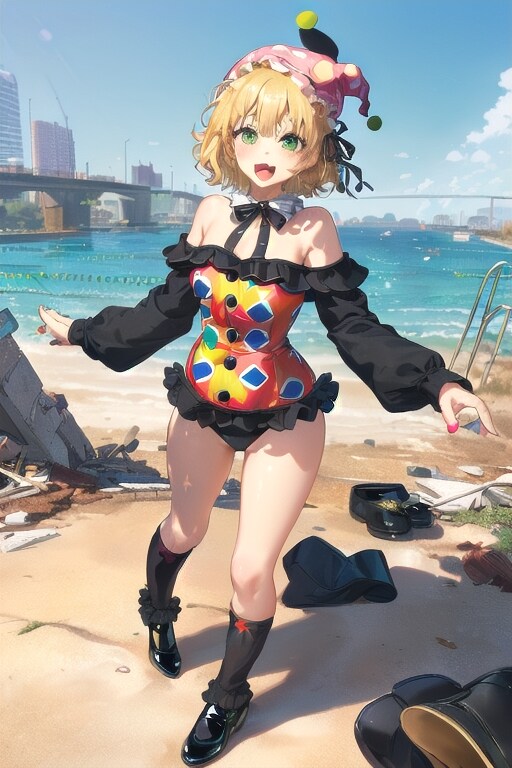 勝負水着ピエロ