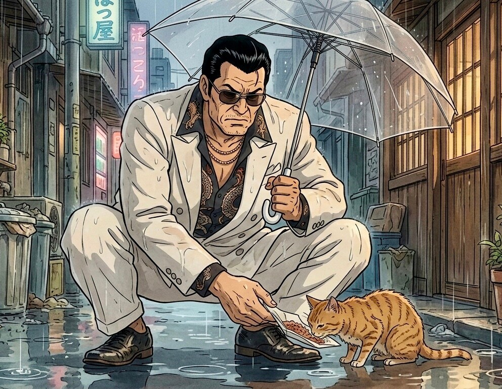 こう見えて猫を可愛がる | の人気AIイラスト・グラビア