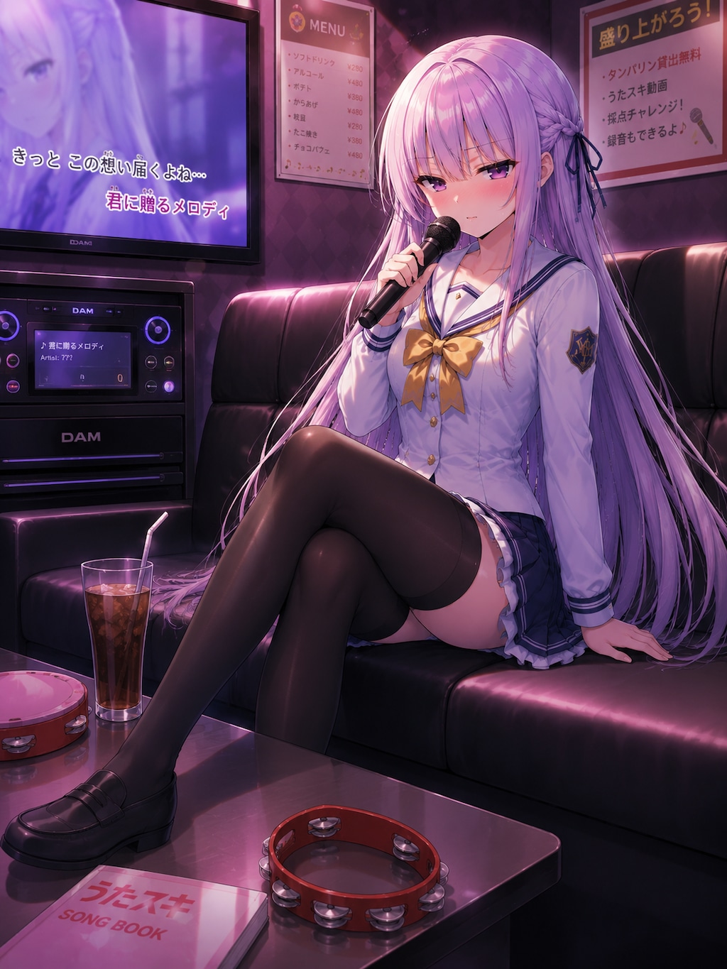 デートするツンデレ女の子