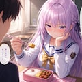 デートするツンデレ女の子 3枚目