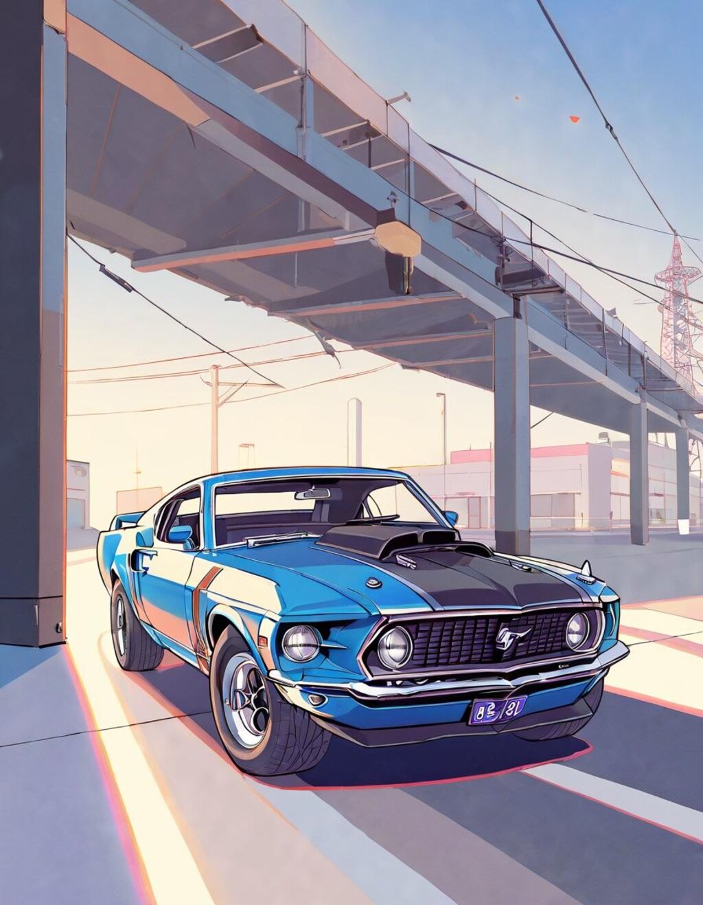 1969y FORD MUSTANG BOSS 429