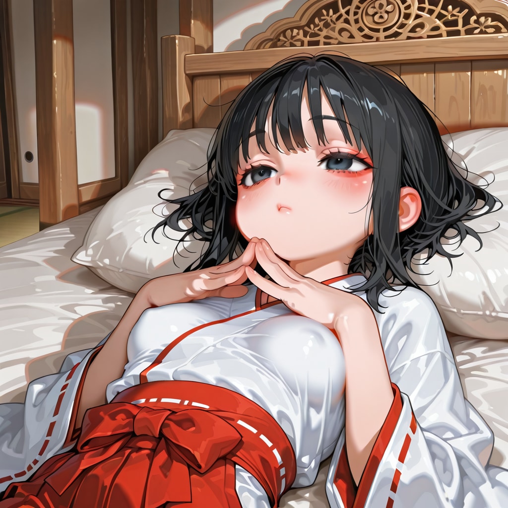 巫女服恋する乙女