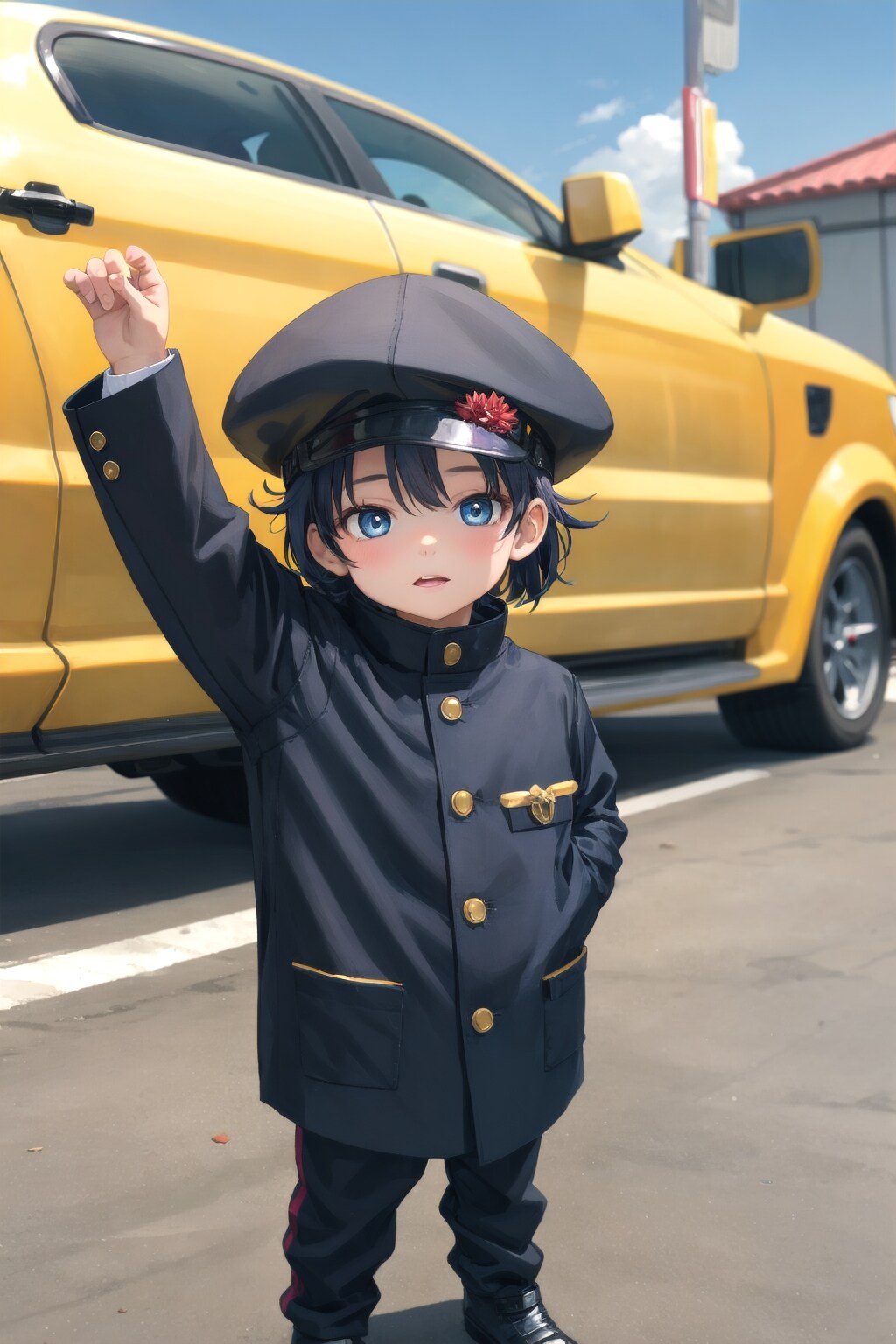 学ランの男の子