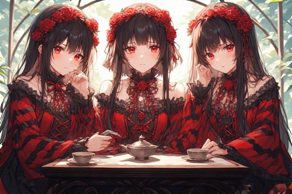 見栄の分身お茶会