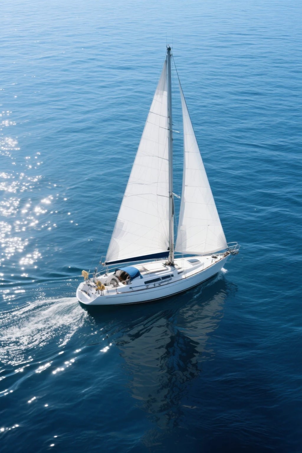 真っ青な海をヨットで駆け抜ける🌊
