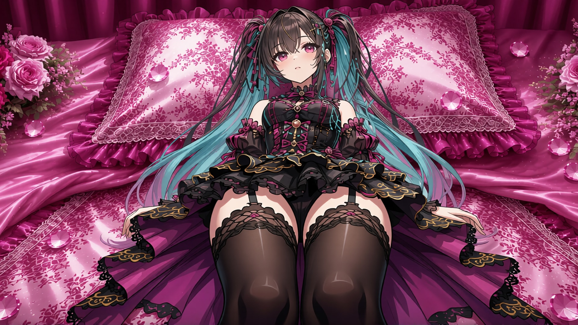 黒髪少女とドレス　その7-2