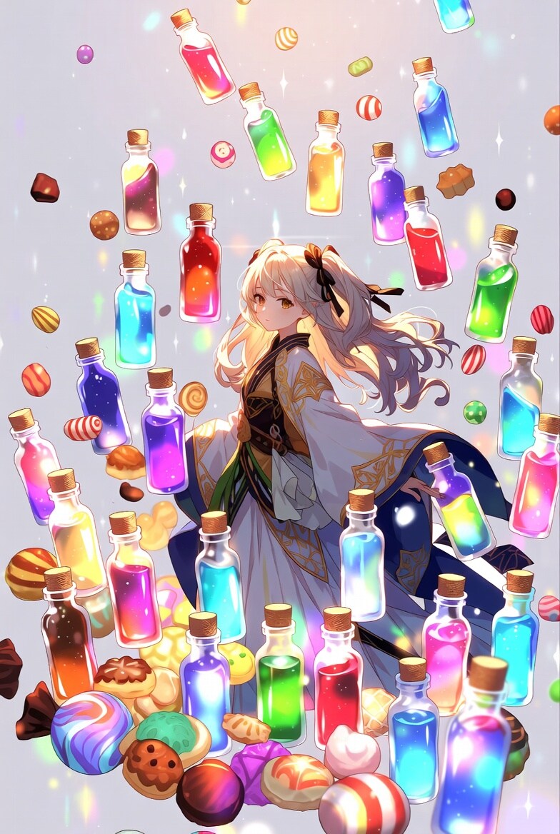 ゲームあるある「致死量の回復アイテム」 | の人気AIイラスト・グラビア