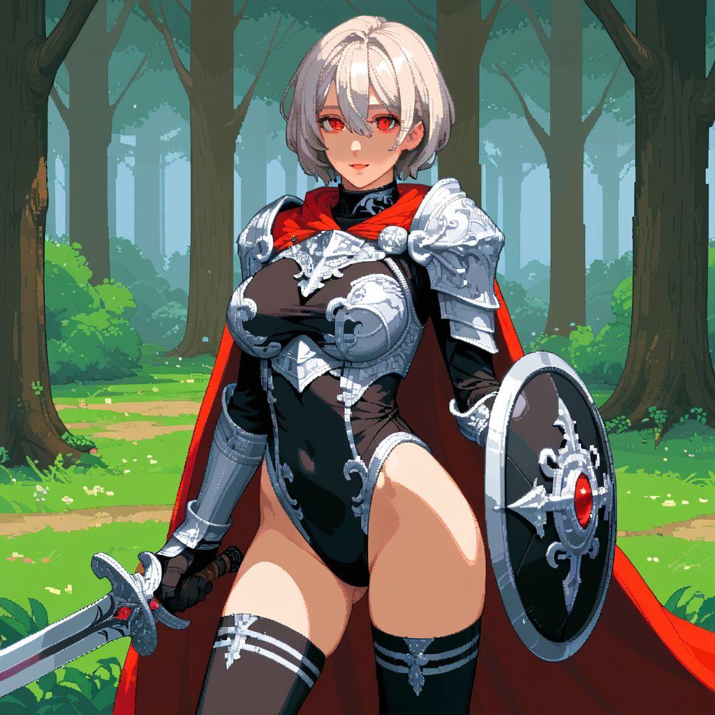 ピクセルレオタード騎士