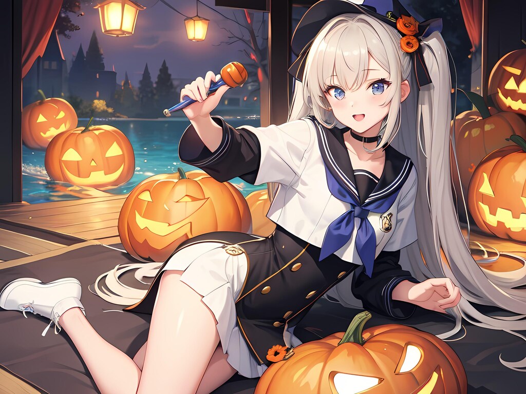 an assembly of witches in Halloween