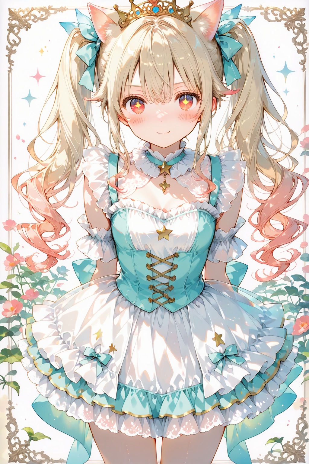 Floréal à oreilles de chat | の人気AIイラスト・グラビア