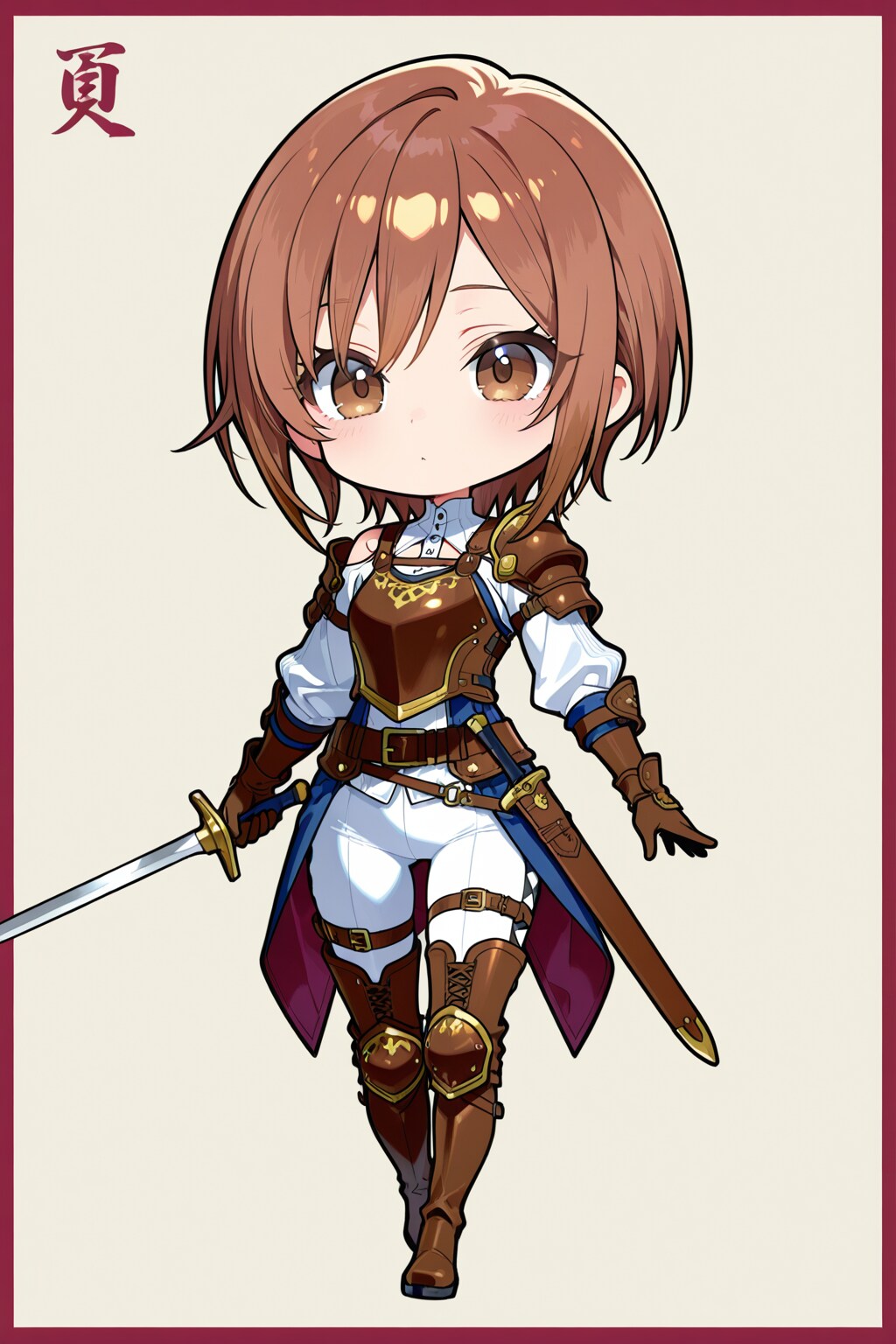 ちびキャラ剣士