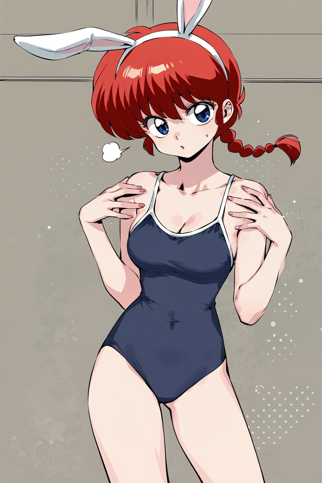 スクール水着バニーガール