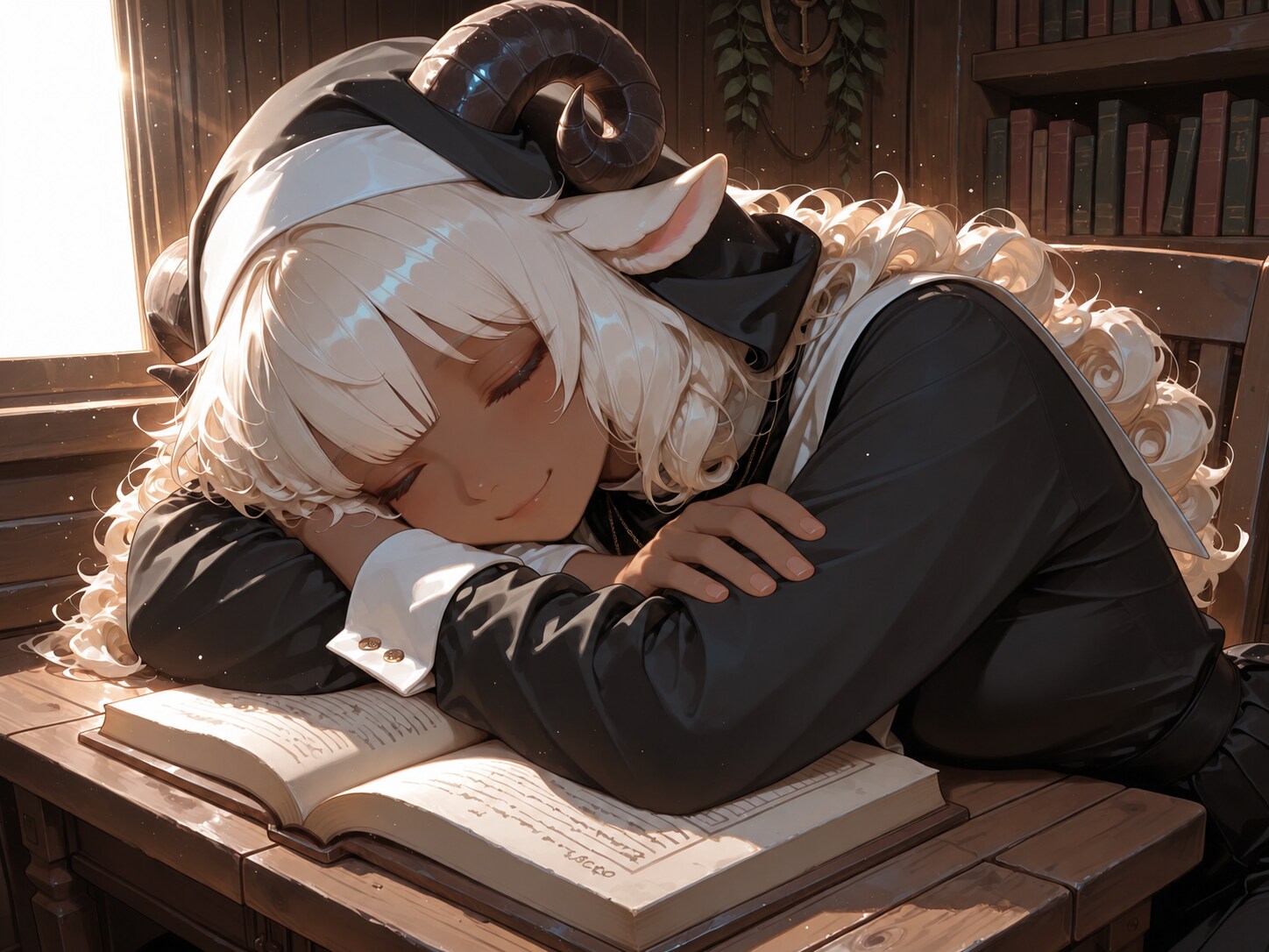 そっと、おやすみ…