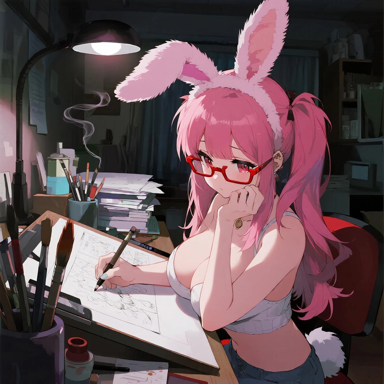 兎耳セツナ～お絵描き配信やるね～♪～