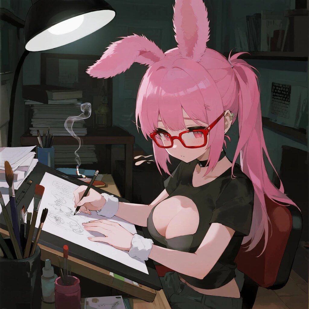 兎耳セツナ～お絵描き配信やるね～♪～