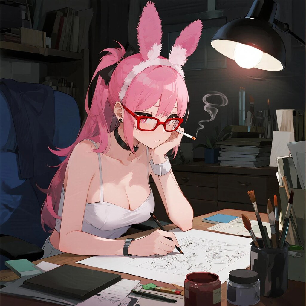 兎耳セツナ～お絵描き配信やるね～♪～