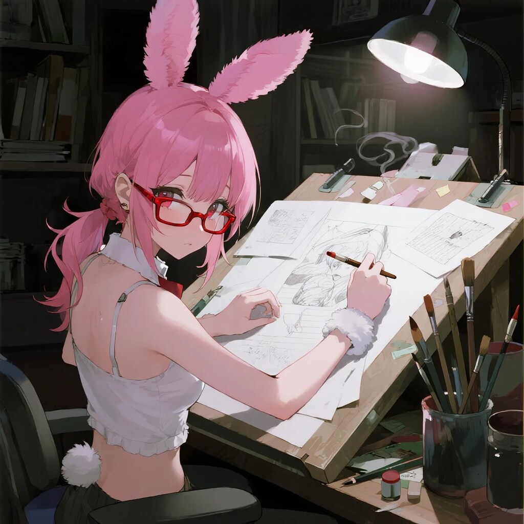 兎耳セツナ～お絵描き配信やるね～♪～