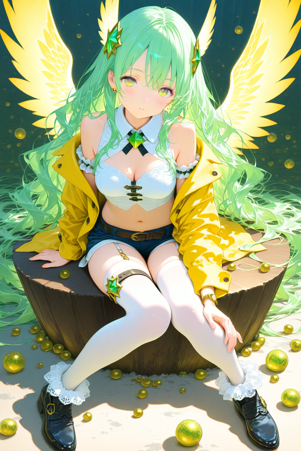ペリドットの守護天使 | の人気AIイラスト・グラビア