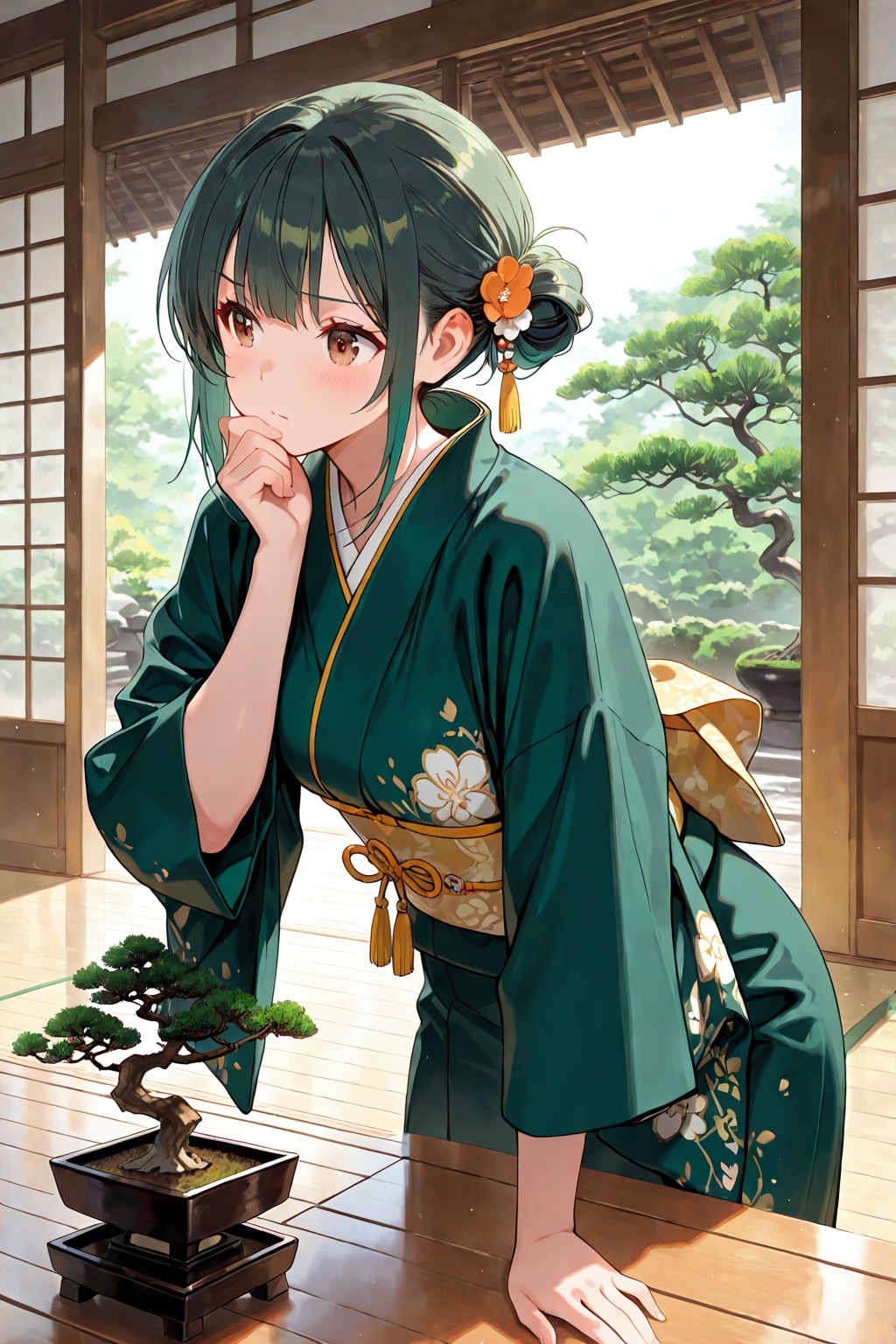 盆栽について考えるBONSAIさん