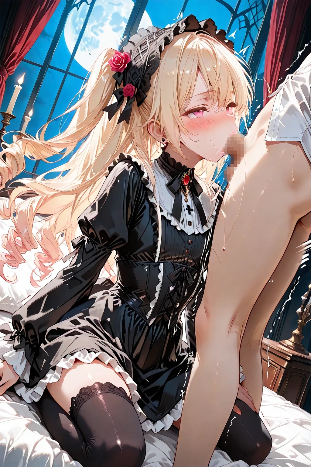千年を生きる吸血鬼の少女（若い人間のオスの精液が好物）