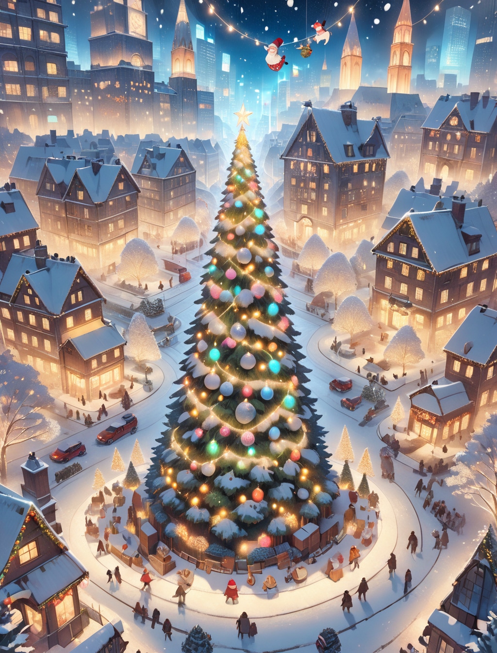 クリスマスの街