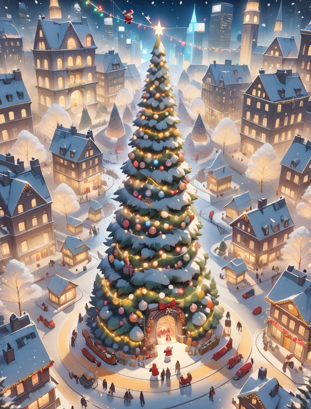 クリスマスの街